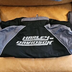 Harley-Davidson Black and Silver Riding Jacket